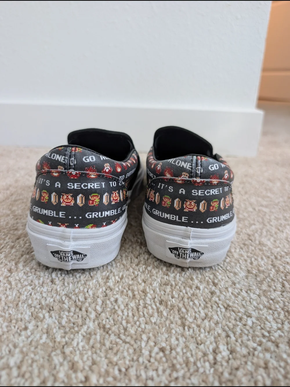 Vans Legend Of Zelda Slip-On Sneakers New